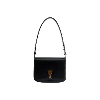 AMIPARIS Cow Leather Envelope Bag, Handbag, Shoulder Bag Women's Black
