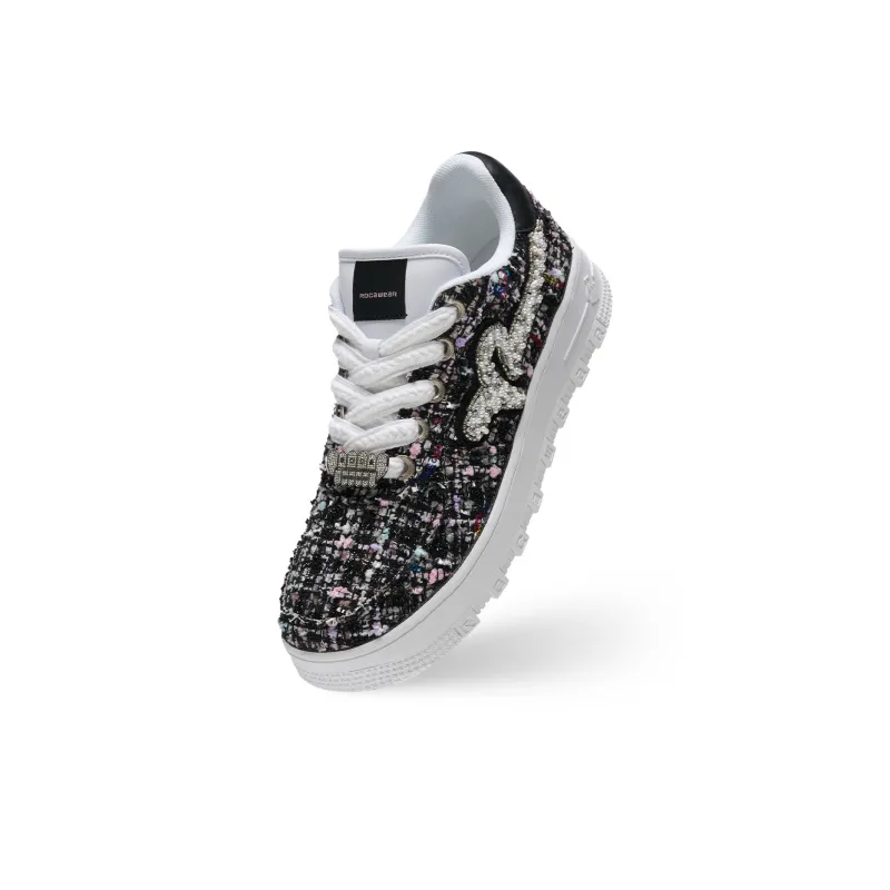 ROCAWEAR Skateboard Shoes Unisex Low Top Black-4