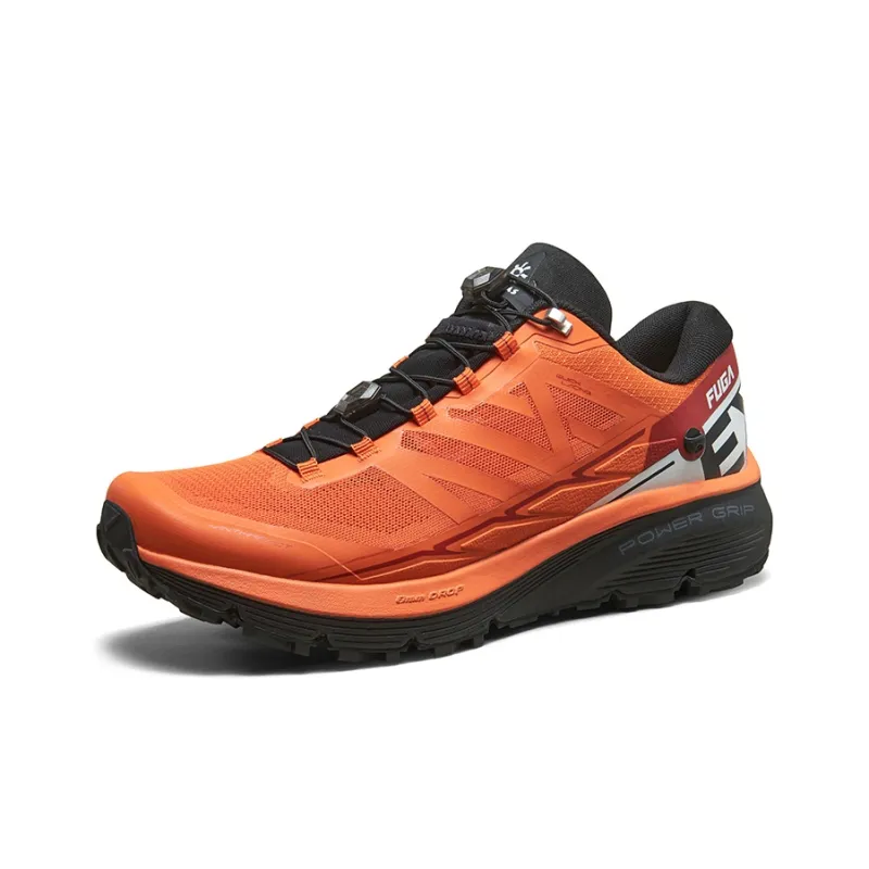 KAILAS FUGA Cushioning Slip Resistant Breathable Rebound Coverage Low Top Running Shoes Men's Fire Orange Red-1