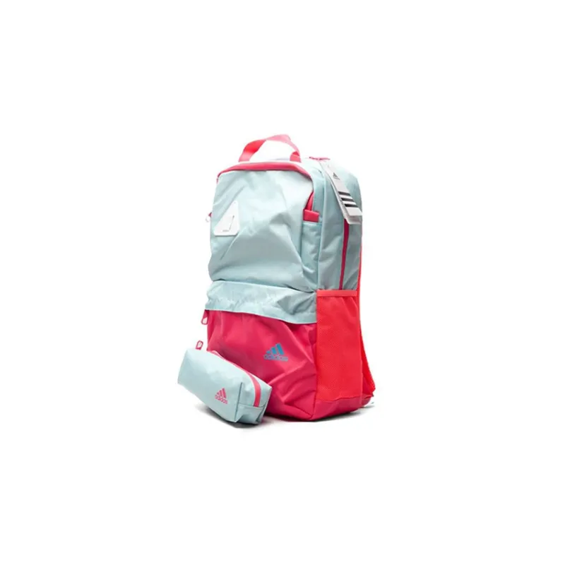 Adidas Polyester Backpack Regular Women's Frozen Blue/Superior Pink-1