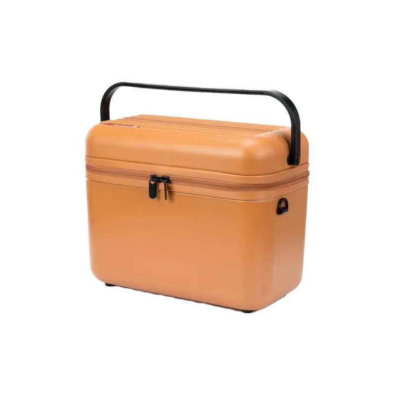 SAMSONITE PC Picnic Basket Travel Makeup Case Small Size Unisex Mustard Yellow-1