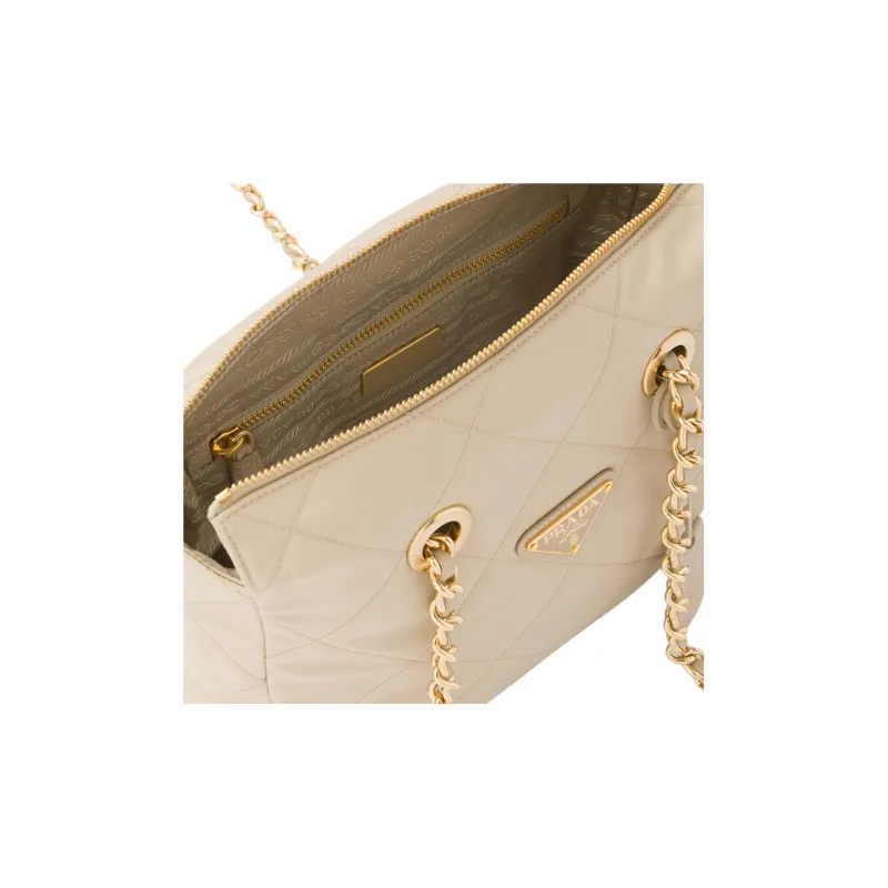PRADA Fabric Parachute Bag Crossbody Bag Shoulder Bag Women's Desert Yellow-3
