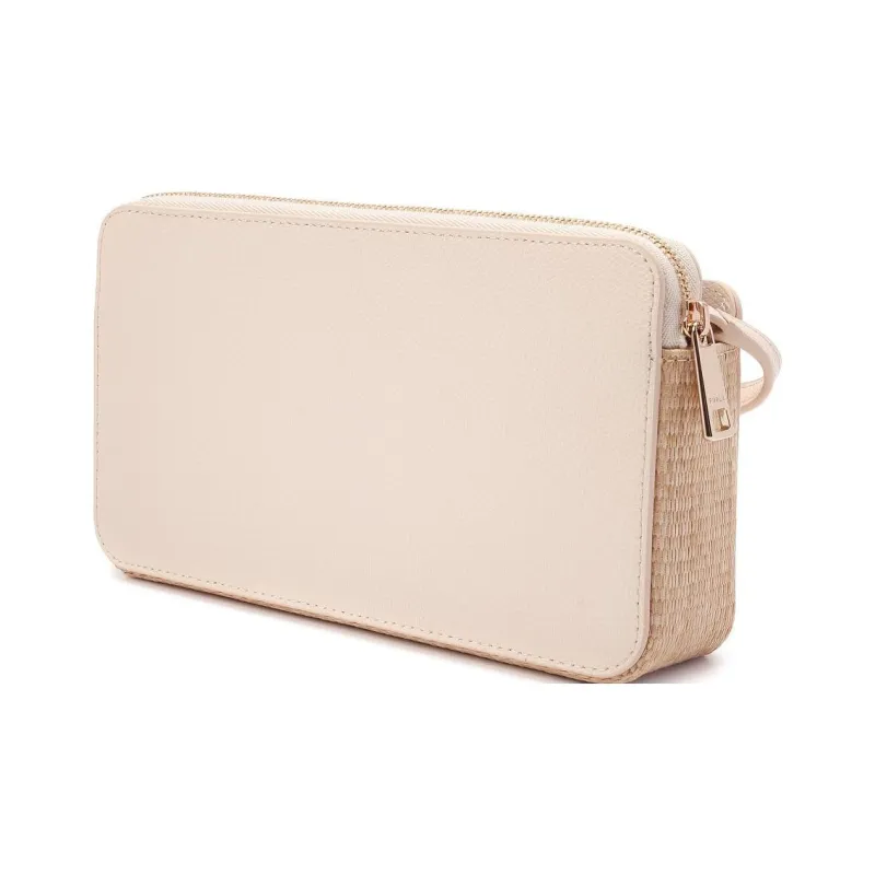 Furla Miss Mimi Collection Leather Handbag Shoulder Bag Women's Light Beige-3