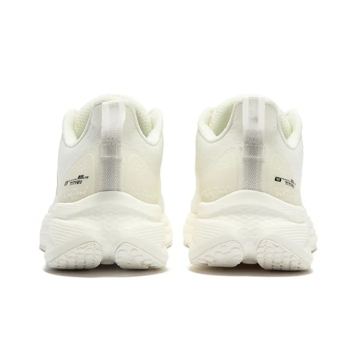 361° Titan Lite Cushioned Anti Slip And Wear Resistant Lightweight Low Top Running Shoes Men's Feather White-3