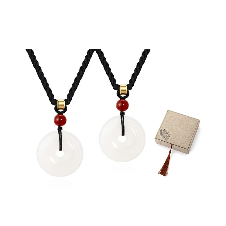KING TAI SANG Chalcedony Necklaces Unisex-3