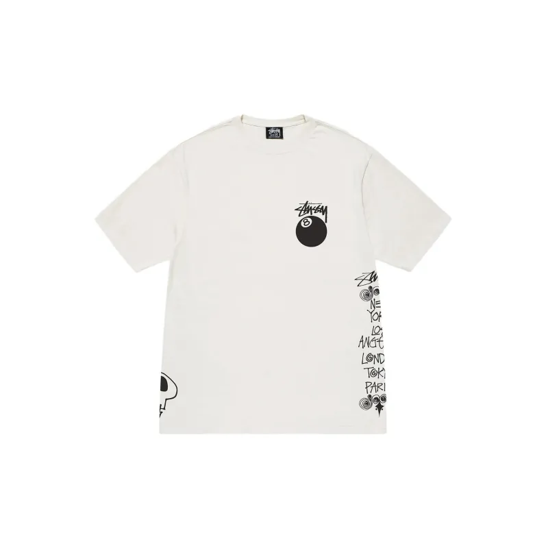 Stussy Test Strike Pigment Dyed Tee Sky Blue XL - POIZON