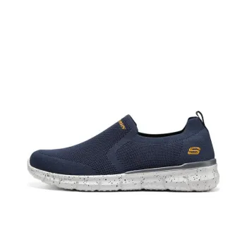 Skechers Del Retto Anti Slip And Wear Resistant Lightweight Low Top Casual Shoes Men's Blue