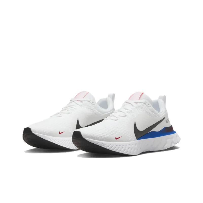 Nike React Infinity Run Flyknit 3 'White Photo Blue Red'-2