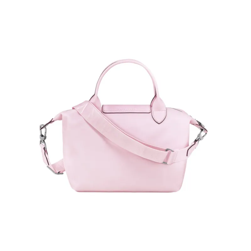LONGCHAMP Le Pliage Cow Leather Shoulder Bag Crossbody Bag Handbag Small Size Women's Petal Pink-2