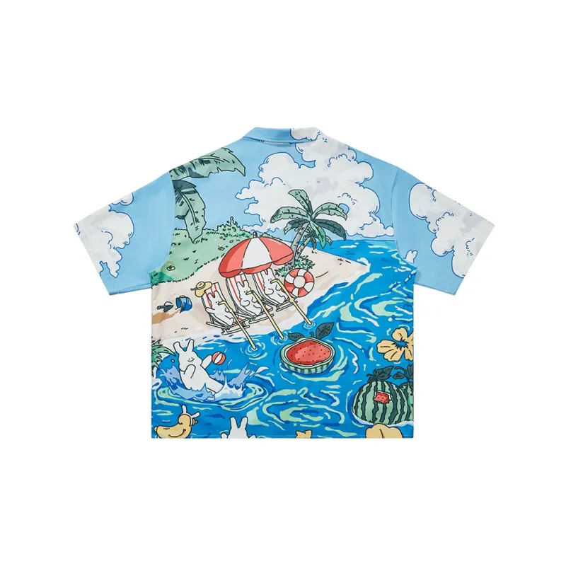 WAYNEXZAVIER Shirts Men Blue-1
