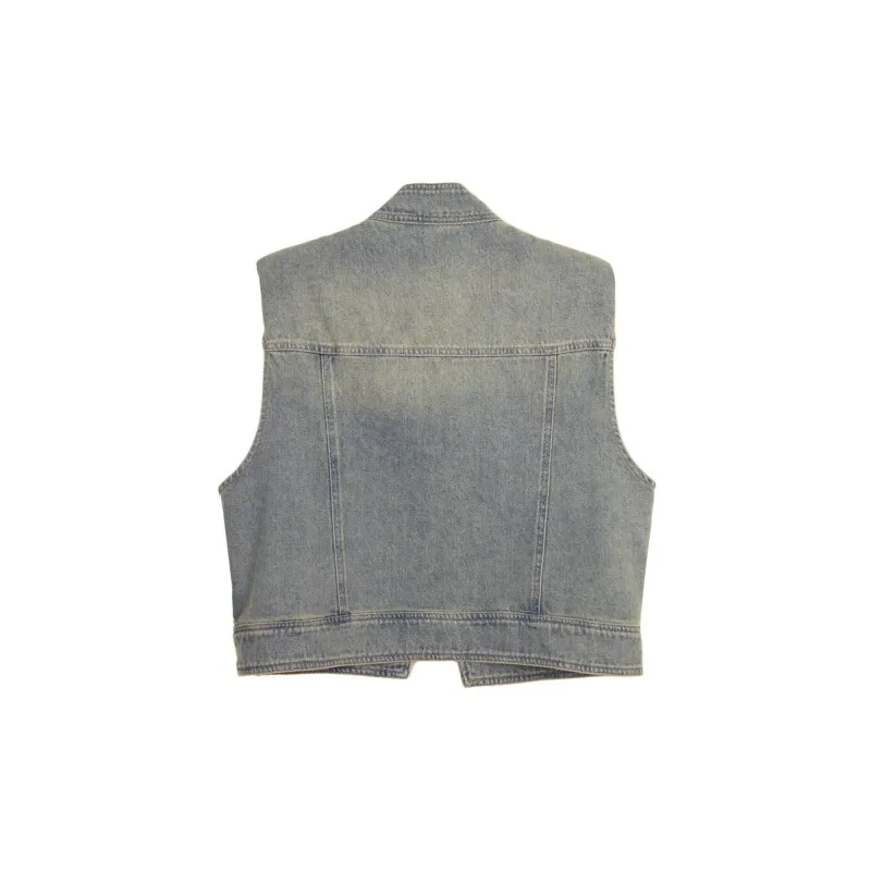 BLACK&COLOR Vests Women's Blue-1