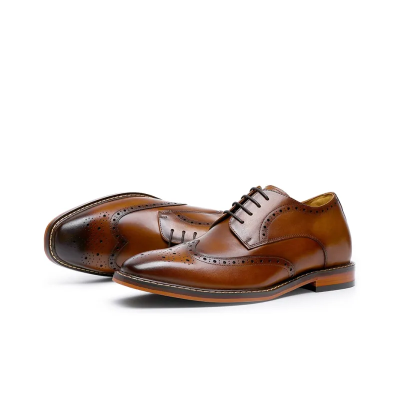 Desai Desai Dress Shoes Men's Brown-1