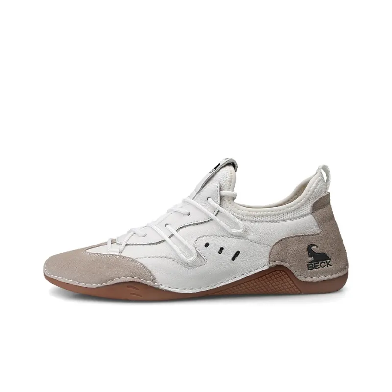 BECK Men's Casual Shoes Men Low Top Ecru/Light Gray/Jasper-0