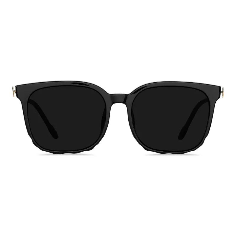 CLARKIA FLOWER TR/Memory Plastic Irregular Shape Sunglasses Unisex-2