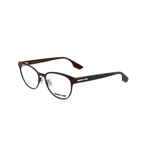 Alexander McQueen Eyeglass Frames Women's Deep Red