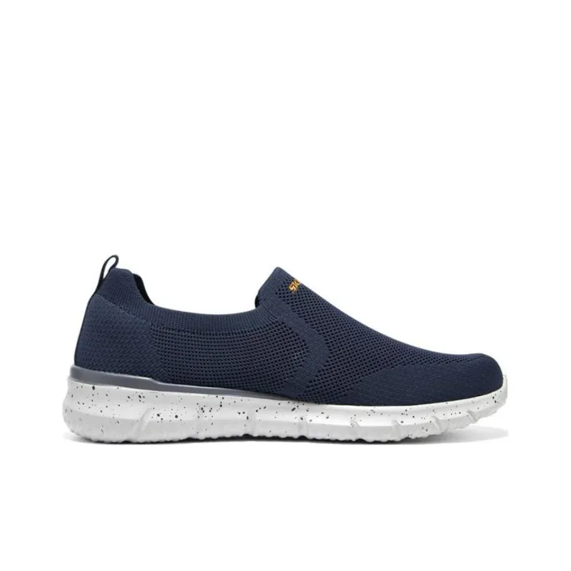 Skechers Del Retto Slip Resistant, Abrasion Resistant, Lightweight Low Top Casual Shoes Men's Blue-1