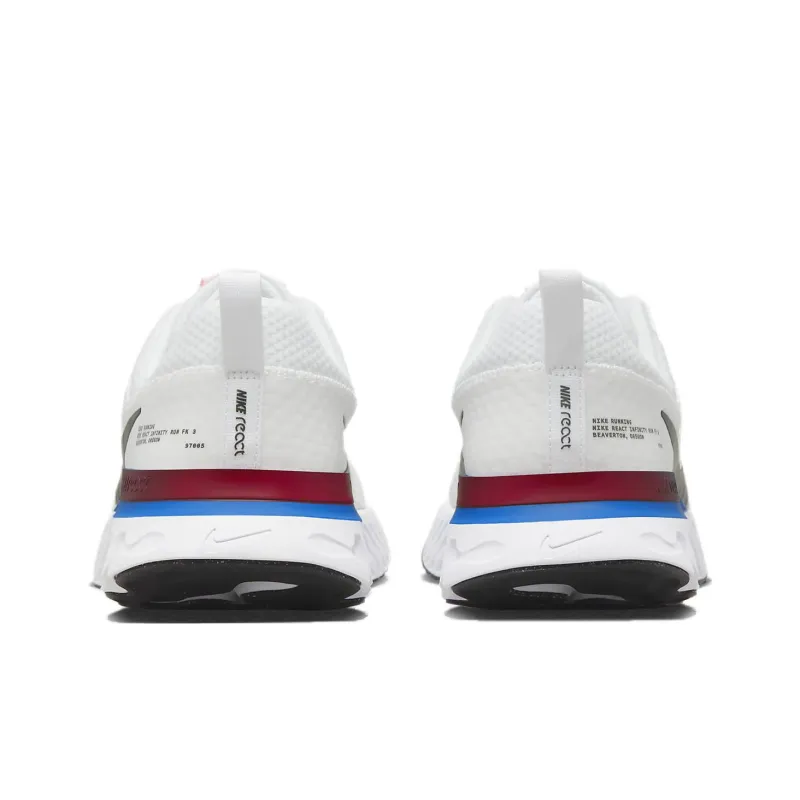 Nike React Infinity Run Flyknit 3 'White Photo Blue Red'-4