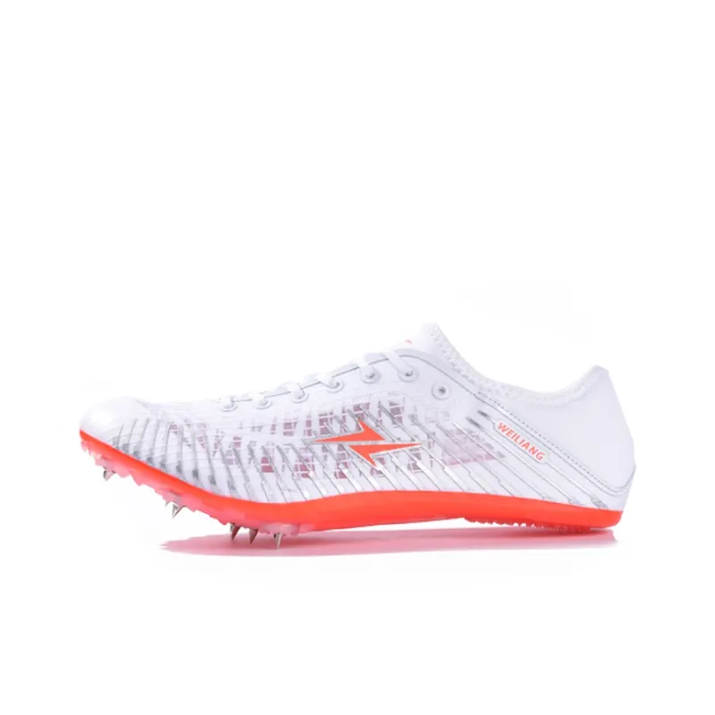 VICTORY LIGHT Breakthrough 199Pro 2.0 Low Top Sprint Running Spikes Unisex White Orange-0