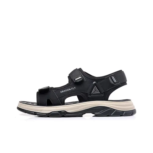 HUANAI Beach Sandals Men Black