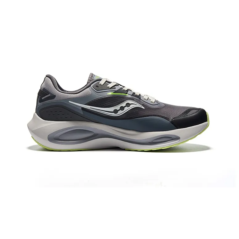 Saucony Phoenix Inferno 3 Anti Slip Wear Resistant Low Top Casual Running Shoes Men's Black Gray-1