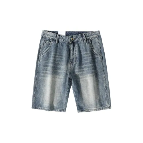 FAIRWHALE Denim Shorts Unisex Denim Blue