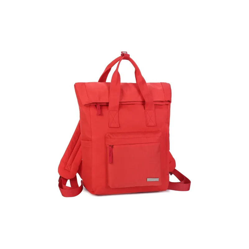 COWBONE Nylon Travel Bags Laptop Bags Backpack Medium Size Unisex Red/Black-1