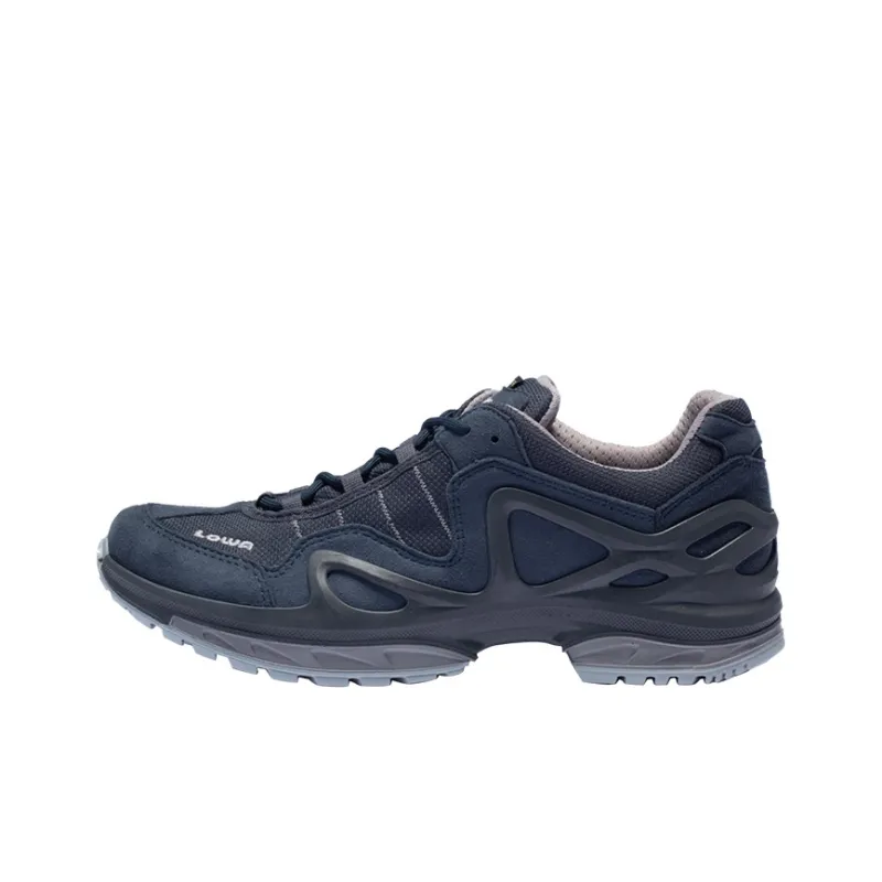 Lowa GORGON GTX Slip-Resistant Water-Resistant Lightweight Breathable Low-Top Outdoor Shoes Women's Blue-0