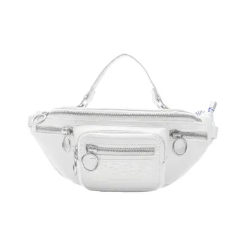 LiNing Synthetic Leather Shoulder Bag Crossbody Bag Sling Bags Regular Unisex White