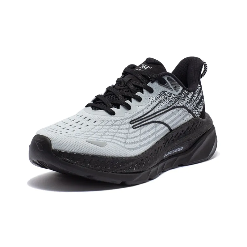 361° Red Flame 3 Low-Top Running Shoes Men's Gray Black-1