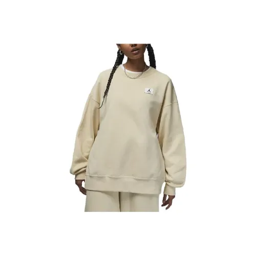 Jordan Flight Sweatshirts Women's Off White