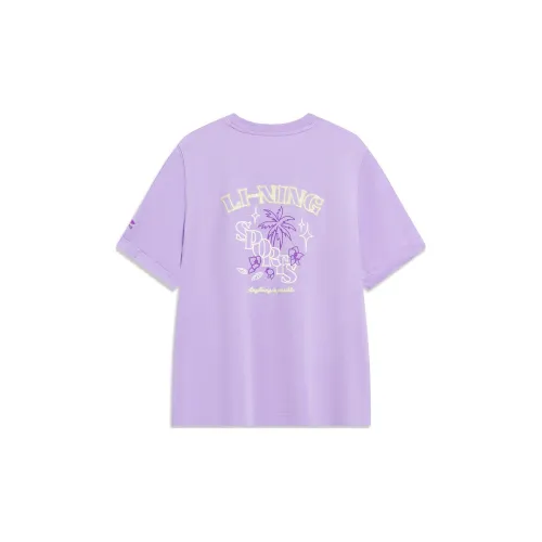 LINING Sports Life Collection T-Shirts Women's Vero Rose Purple