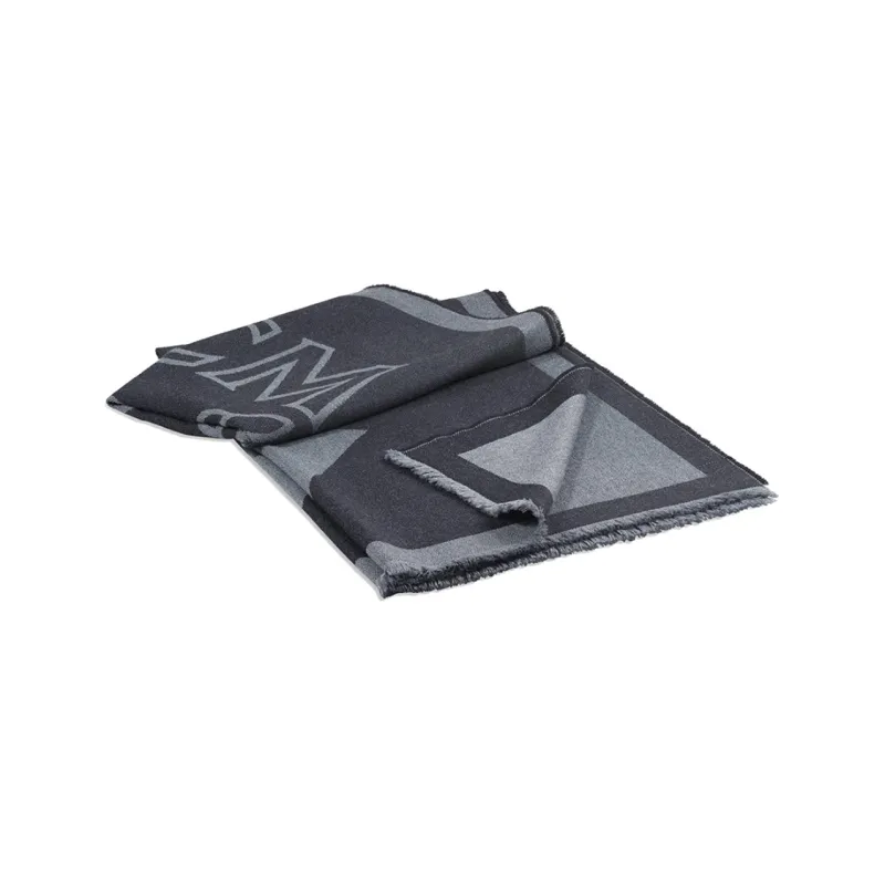 MCM Shawls Unisex Black Gray Color-1