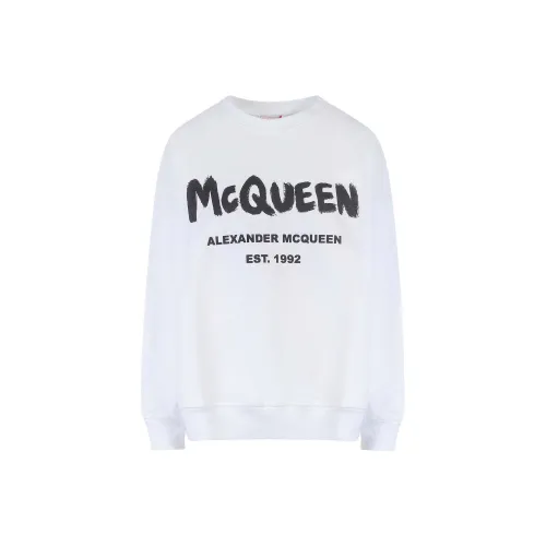 Alexander McQueen Sweatshirts Women's White