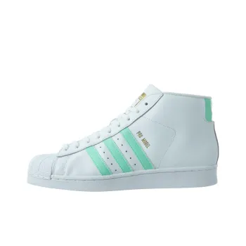 Adidas Pro Model White/Green Metallic Gold