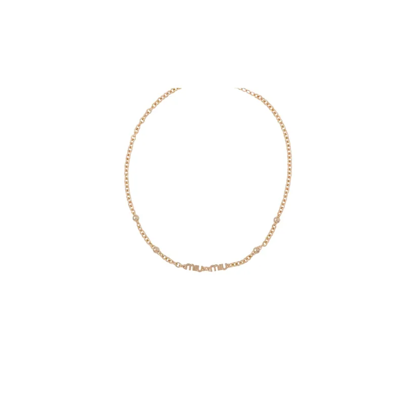 MIU MIU Metal Necklaces Women's-0