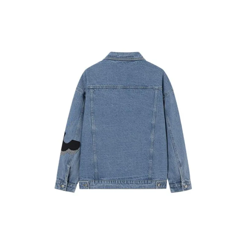 ITIB X MAMOUR Co brand Denim Jackets Women's Blue-1
