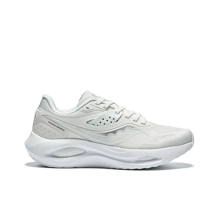 Saucony Phoenix LS Anti Slip Wear Resistant Low Top Casual Running Shoes Women's White-1