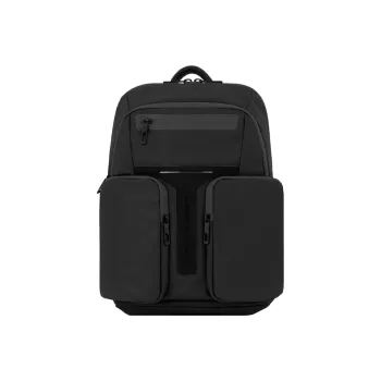 PIQUADRO Polyester Backpack Regular Men's Black