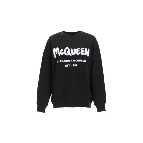 Alexander McQueen Sweatshirts Women's Black