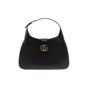 GUCCI Aphrodite Leather Portable Crossbody Bag Shoulder Bag Women's Black