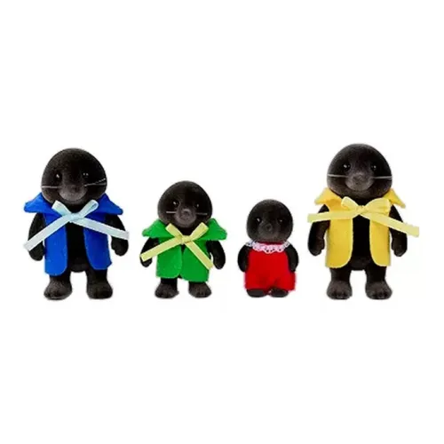 Sylvanian Families Mole Family Dolls Plush Doll Packaging Height 10.2cm