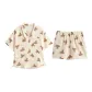 Short-Sleeved Shorts, Woven Cotton Version (100% cotton)