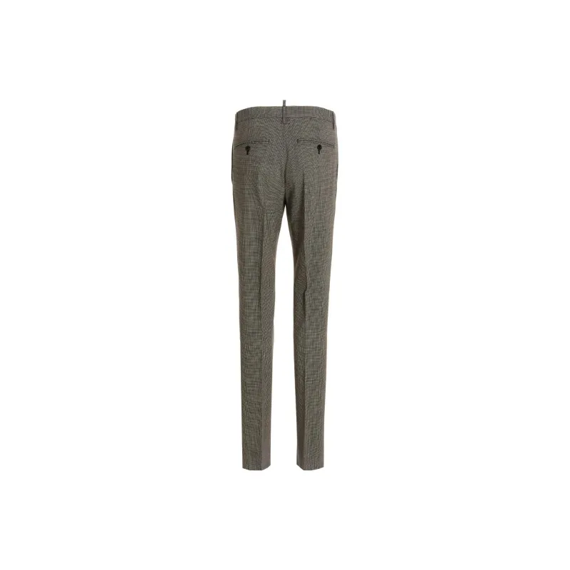 DSQUARED 2 Checked Slim Cut Tailored Suit-5