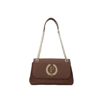 Pollini Leather Crossbody Bag Women's Brown