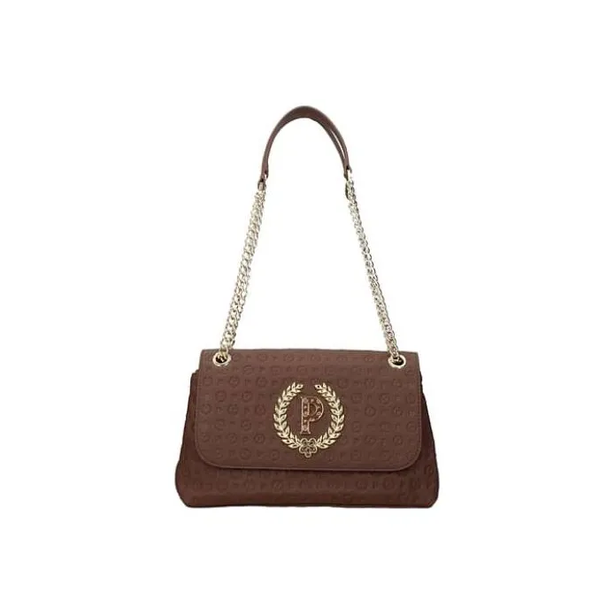 Pollini Leather Crossbody Bag Women's Brown-0