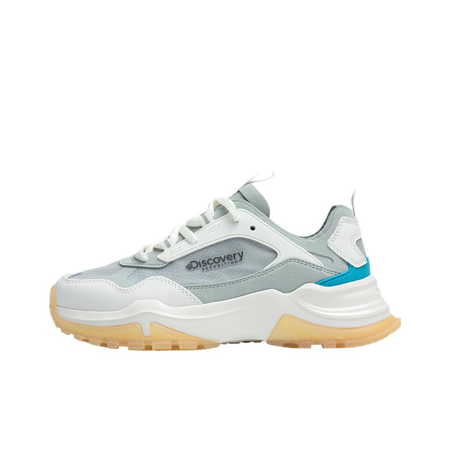 Discovery Expedition Casual Shoes Women's Low-Top White Gray