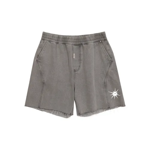 B.X Casual Shorts Unisex Gray