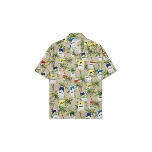 RHUDE Shirts Men Turquoise