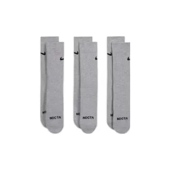Nike X Nocta Crew Socks Set Of 3 Grey