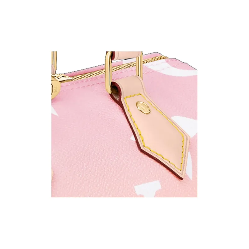 LOUIS VUITTON Speedy Bandouliere Gradient Pastel 25 Light Pink-4
